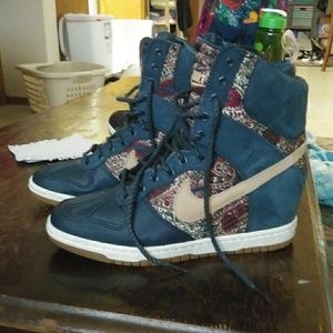 Nike wedge high tops
